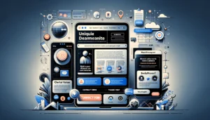 Illustration d’une landing page